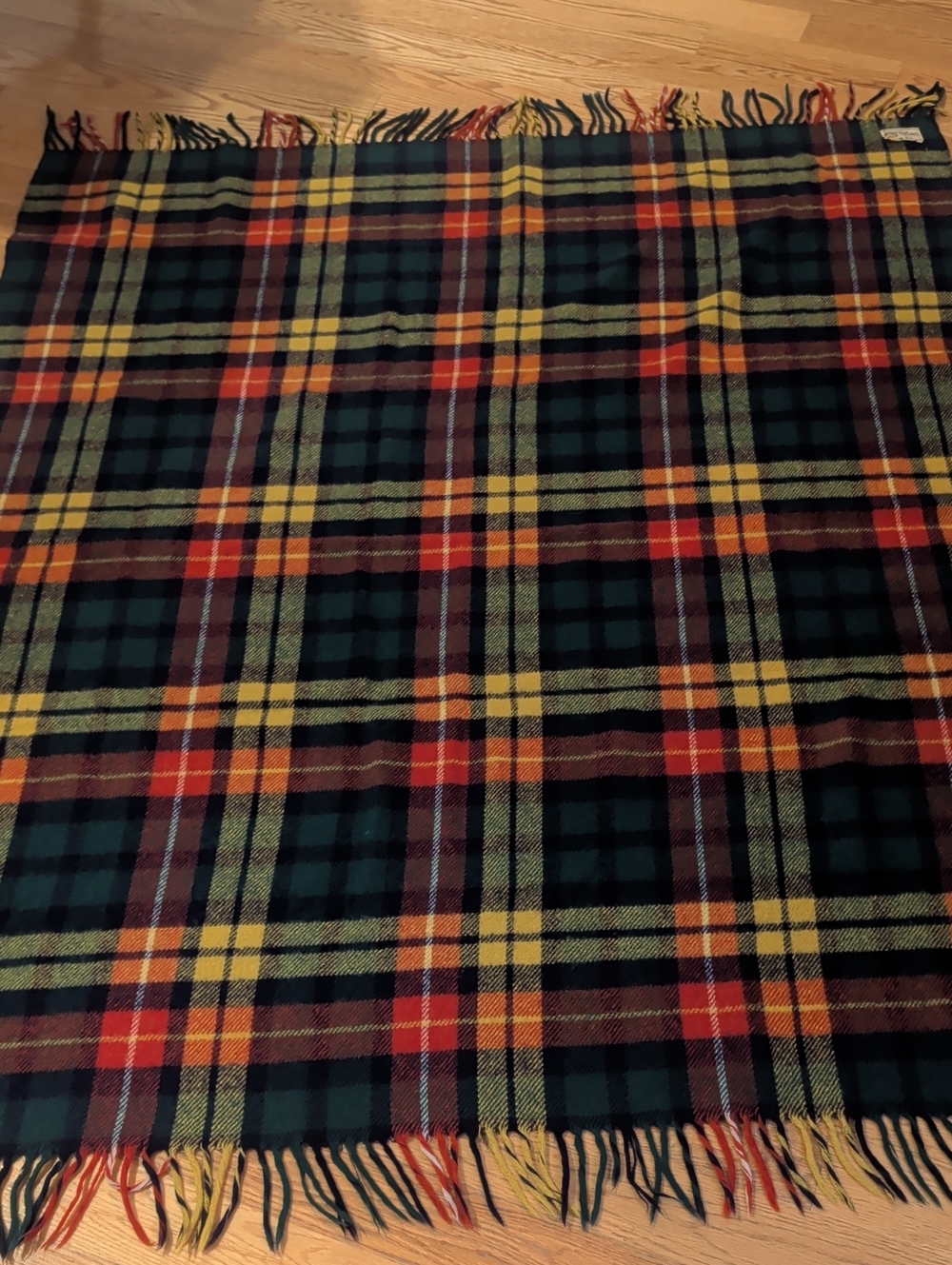 Vintage Wool Blanket horner